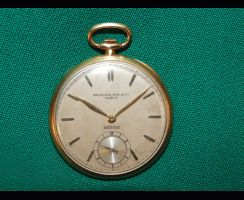 Карманные часы марки "PATEK PHILIPPE". Швейцария. 1895 год. Золото.