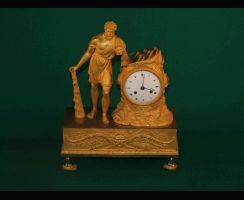 Часы каминные. Геракл. Франция. 1850 год.
