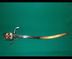 Сабля Дюссак. На клинке девиз "SOLIDEO GLORIA". Германия. 17 век.