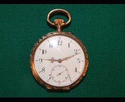 НОВИНКА: Карманные часы. Швейцария. 1900 год. Золото. Механизм Брегетт.