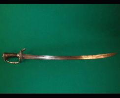 НОВИНКА: Сабля кавалерийская. Рукоять выполнена в стиле венгерско-польских сабель. На гарде имеется перстень для защиты большого пальца. Германия. 17 век.