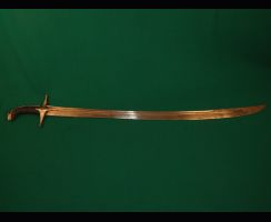 Сабля венгерская. Баторовка. 17 век. Клинок с ярко выраженной елманью. 